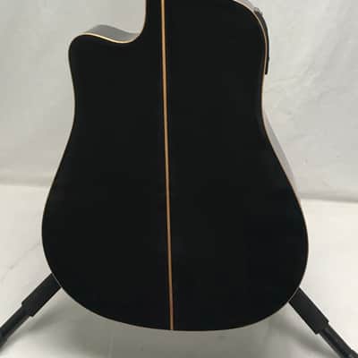 Washburn D10SCEDL Dreadnought Cutaway Acoustic-Electric Guitar Natural image 2