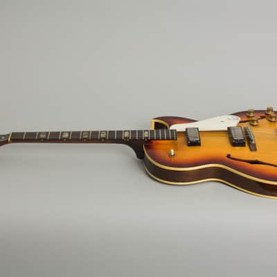 Epiphone E-452TD Sorrento Thinline Hollow Body Electric Guitar (1966), ser. #383789, Reunion Blues gig bag case. image 13