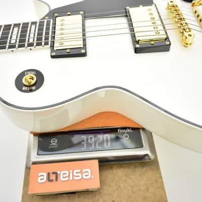 Edwards ESP ELP130CD les paul custom  WHT 3920gr image 18