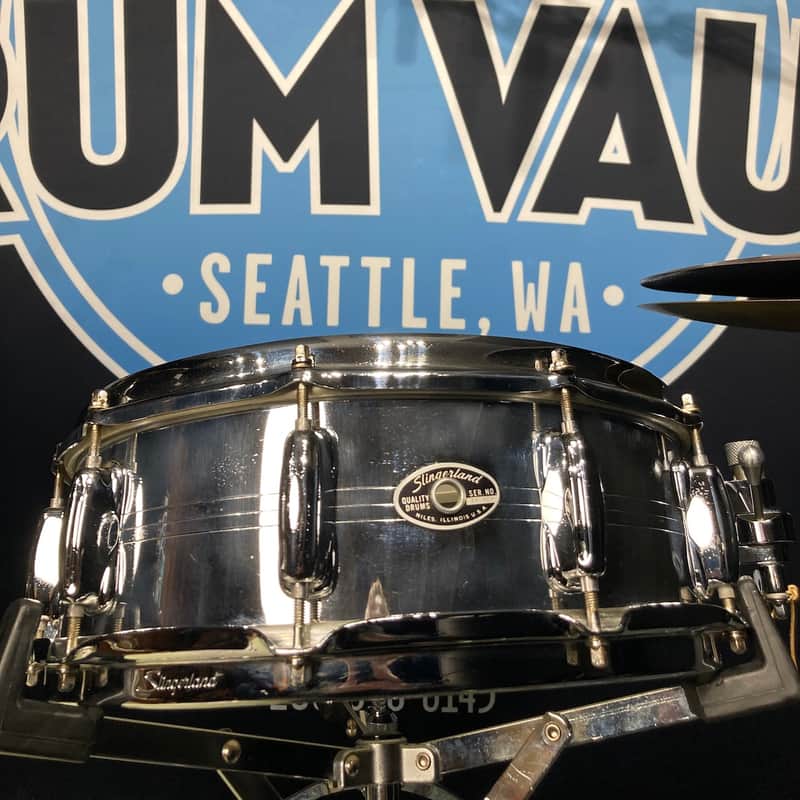 1970s Slingerland 5×14″ Gene Krupa Sound King, 10 Lug, Trick S…
