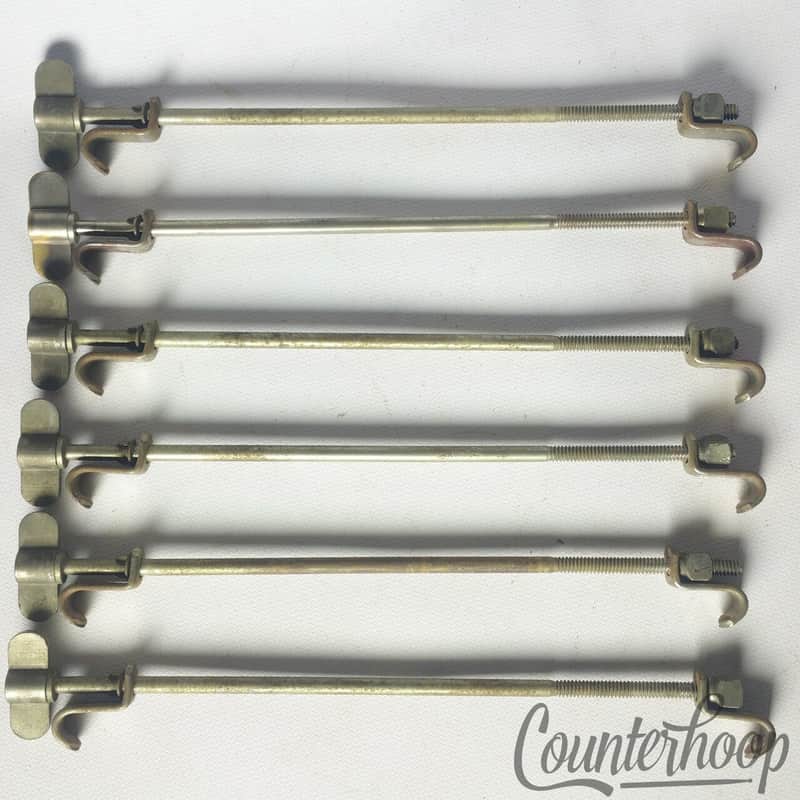 *Ludwig 6x Snare Drum 6 3/4" Single-Tension T-Rods+Claws Nickel USA Vintage 10s* image 1