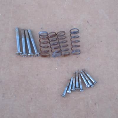 1960s Kingston Teisco Guitar Pickup Adjustment & Ring Mounting Screws & Springs image 2