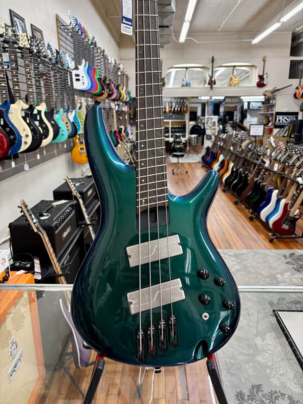 Ibanez Bass Workshop SRMS720 multi-scale 4-string electric bass guitar 2024 - Blue Chameleon image 1