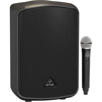 Behringer MPA200BT Battery-Powered 8" PA Speaker with Handheld Wireless System & Bluetooth image 2