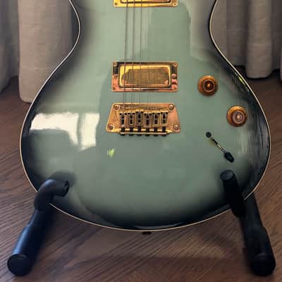 Gibson Nighthawk Landmark Series 1996 Navajo Turquoise Burst USA w/ Original Gibson Case image 2