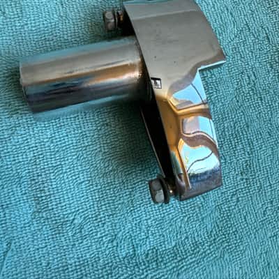 Rogers Tom Drum Mount or Spur bracket - Big R Memriloc XP8 - 1” Lot #3 70s - Chrome image 8