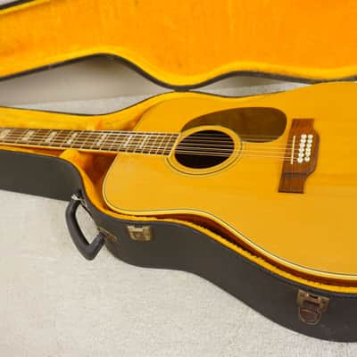 Vintage 1970s Kansas B-280 12-String Dreadnought Suzuki Violin Japan w/ Hard Case image 21