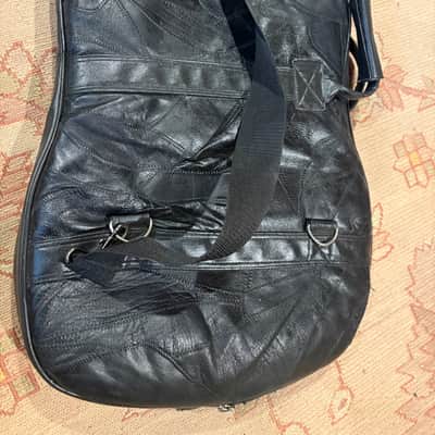 Vintage 80s-90s Rok Sak Patchwork Leather gig bag for Fender P Bass image 8