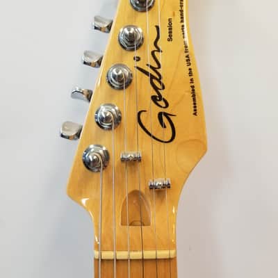 Godin Session HSS Electric Guitar Maple Neck Black image 4