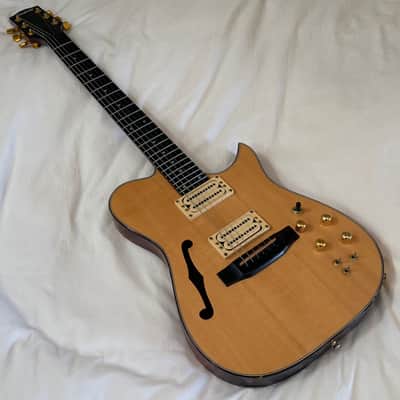 Carvin AE-185 Acoustic/Electric "Hybrid" Semi-Hollow Body - Spruce Top - Made in USA - Free Pro Setup image 14