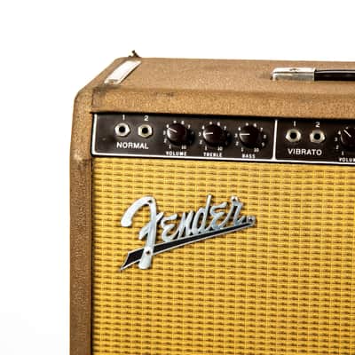 Fender Concert Amp With Fender Reverb Tank Owned by Brian Setzer image 6