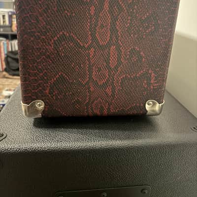 Soldano SLO-100 C3 Amps Clone, Burgundy Snakeskin, White Grille, Excellent image 11