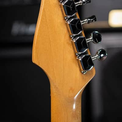 Fender MIM Stratocaster Electric Guitar - Black with Gig Bag - Used image 7