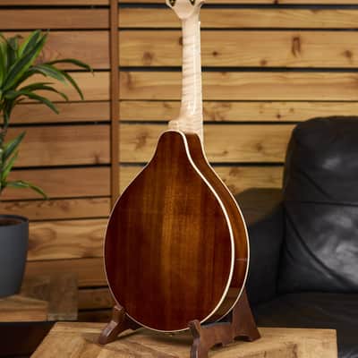 Ortega RMA200PF Americana Series A-Style Solid Flamed Maple Top Maple Neck 8-String Mandolin w/Croco Leather Case image 14