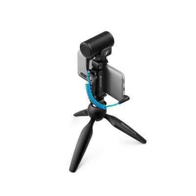 Sennheiser MKE 200 Mobile Kit - w/ MKE 200, Manfrotto PIXI Mini Tripod and Sennheiser Smartphone Clamp image 3