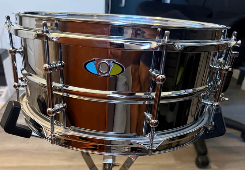 Ludwig LW0613SL Supralite 6x13" 8-Lug Steel Snare Drum 2012 - Present - Polished Steel image 1