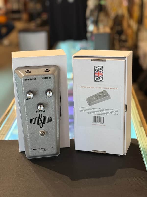 Rotosound RFB1 Limited Edition '1967" Fuzz Pedal Reissue 2024 - Silver NEW!! image 1