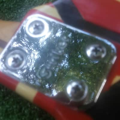 Kramer Vintage 80s EVH Baretta Model Floyd Rose 22 Frets 25.5" Scale Custom Paint 1980s Non Factory But Very Accurate Semi Pro Custom EVH Graphics image 12