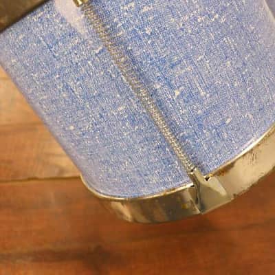 Noble&Cooley Faded Blues Junior Metal Drum Kit Set Vintage image 9