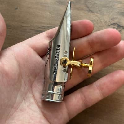 Limited Edition Theo Wanne Ultra Durga Alto Sax Mouthpiece 8 - hand-faced, stainless steel! image 2