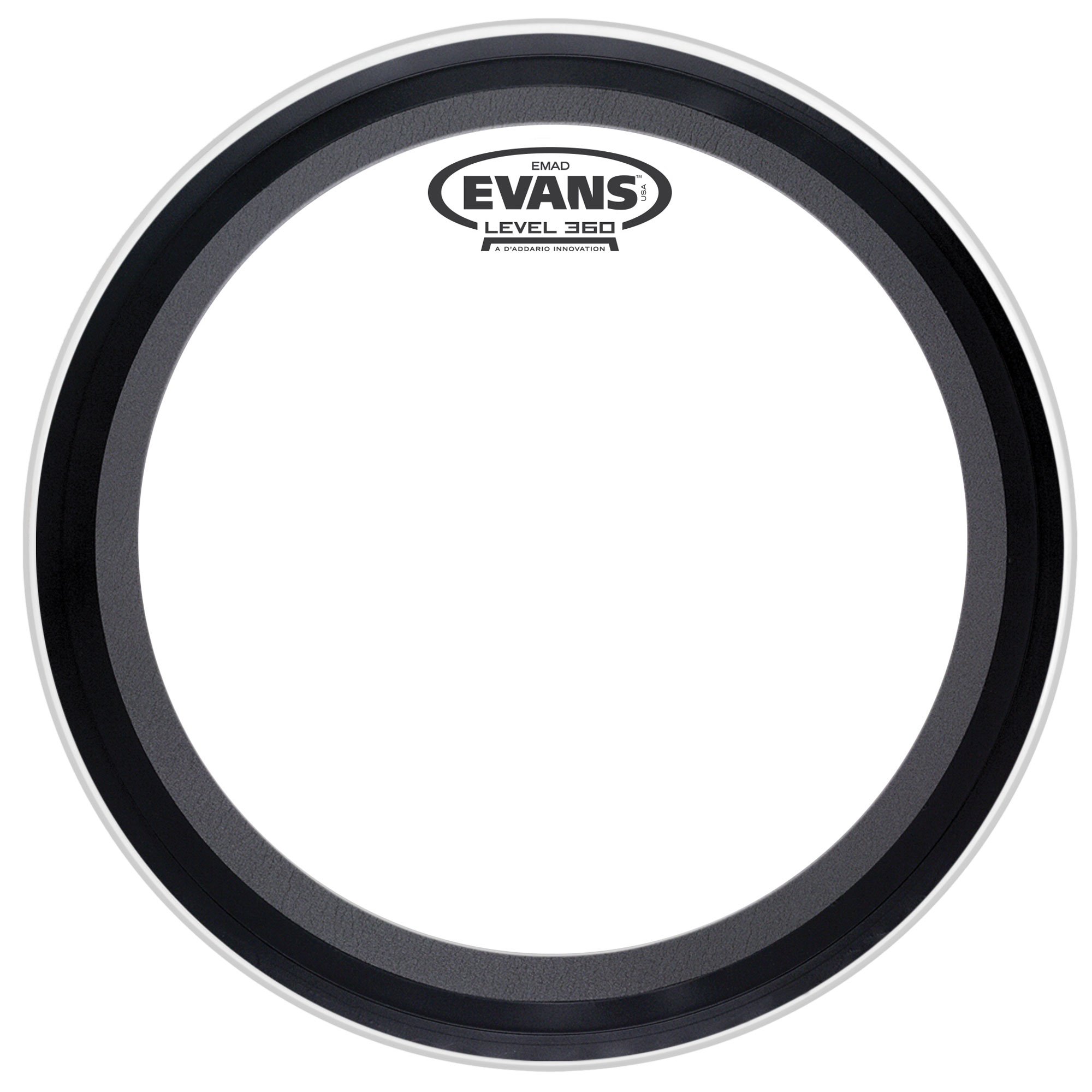 Evans 26" EMAD Batter Bass Drum Head Coated Kick Muffler Ring USA BD26EMADCW* — main photograph