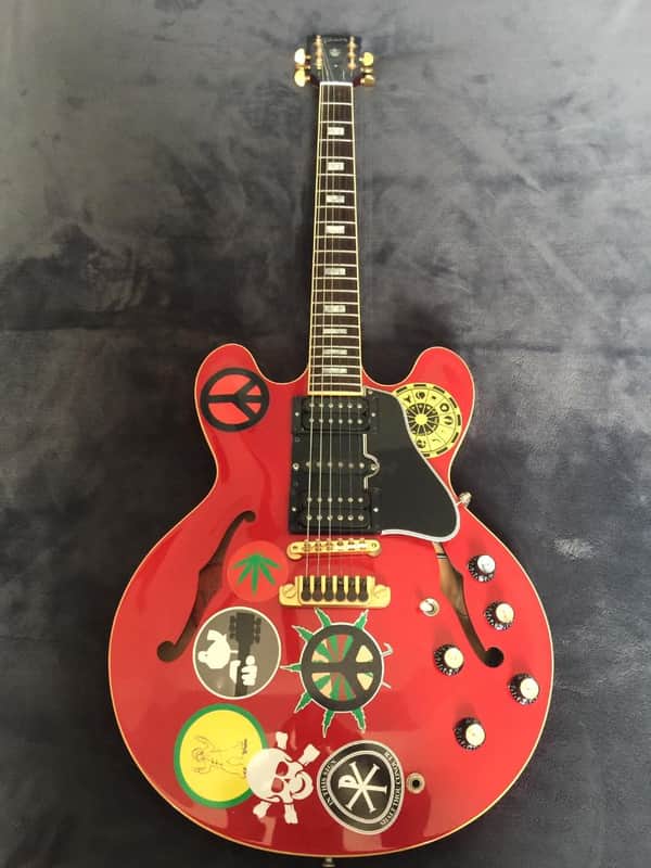 Gibson Es 335 Alvin Lee signature 59 reissue 2005 cherry image 1