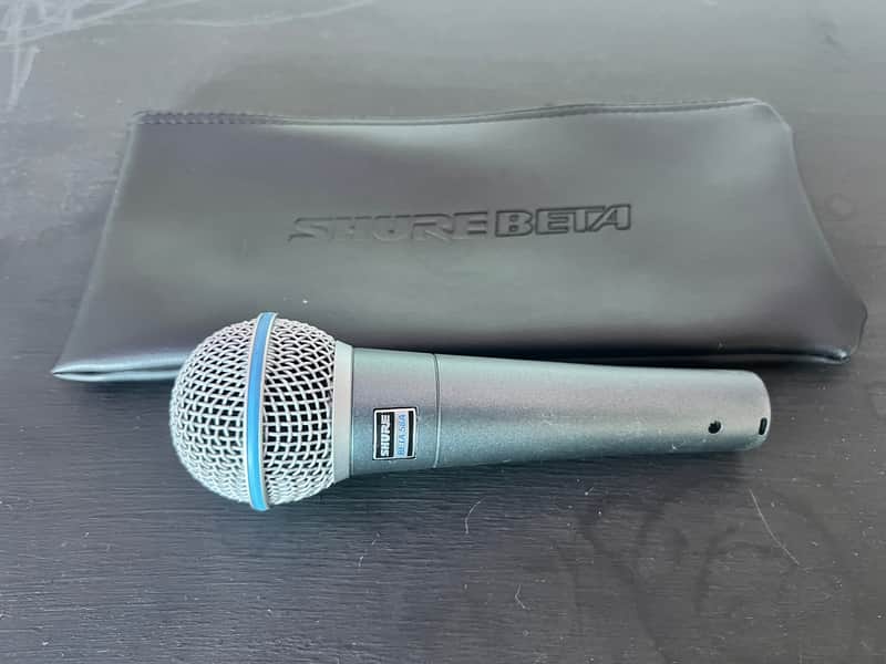 Shure BETA 58A Handheld Supercardioid Dynamic Microphone 1996 - Present - Black image 1