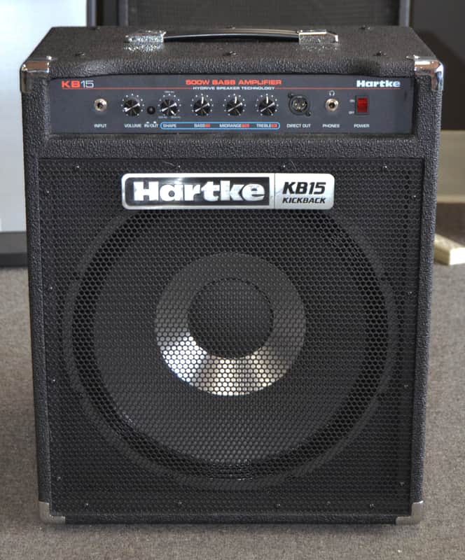 Hartke KB15 KickBack 500w Bass Combo Amplifer β Used - Black