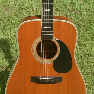 1975 Yairi YW-600 Dreadnought Guitar New Jacaranda Natural+Hard Case image 4