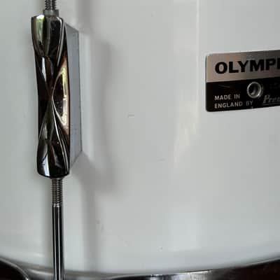 Premier OLYMPIC 12x8 Tom White Duroplastic Late 60s 70s - White Duroplastic image 6