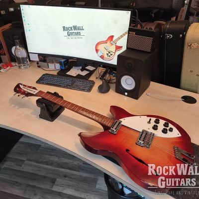 Rickenbacker  1997 Rose Morris  1989 - Fireglo  F-Hole Tom Petty 330 image 2