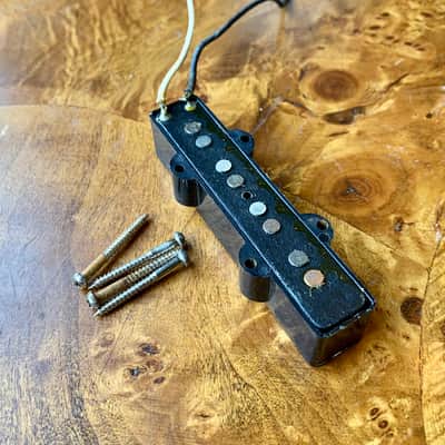Fender Jazz Bass bridge pickup 1964 Black bottom original vintage USA image 1