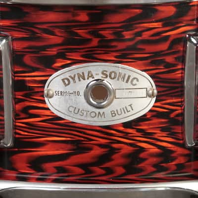 Rogers 5x14" Dynasonic Wood Snare Drum - 1960s Red Onyx image 4