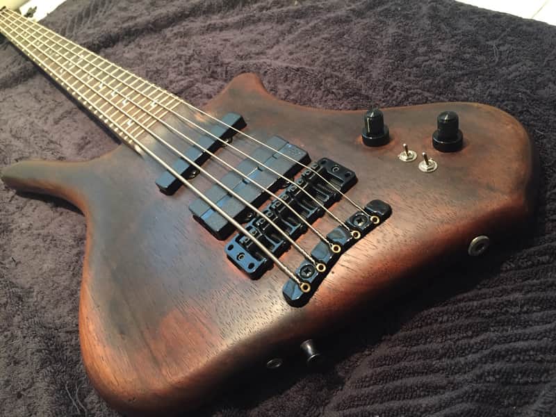Warwick Dolphin Pro I 5 String Bass 1995 thumb streamer katana image 1