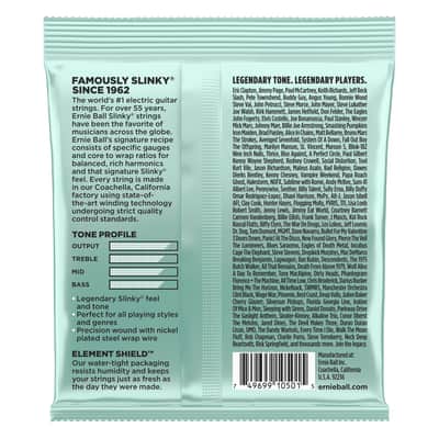 Ernie Ball 2211 Electric Guitar Strings (10.5-52) Mondo Slinky image 2