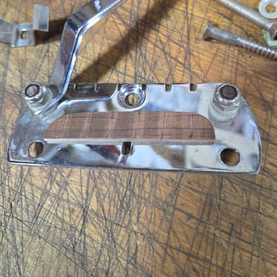Vintage RARE 1963 Danelectro Whammy Vibrato Bar Bridge Assembly Model 4011 4021 A2V B3V C3V Guitars Luthier Parts image 2