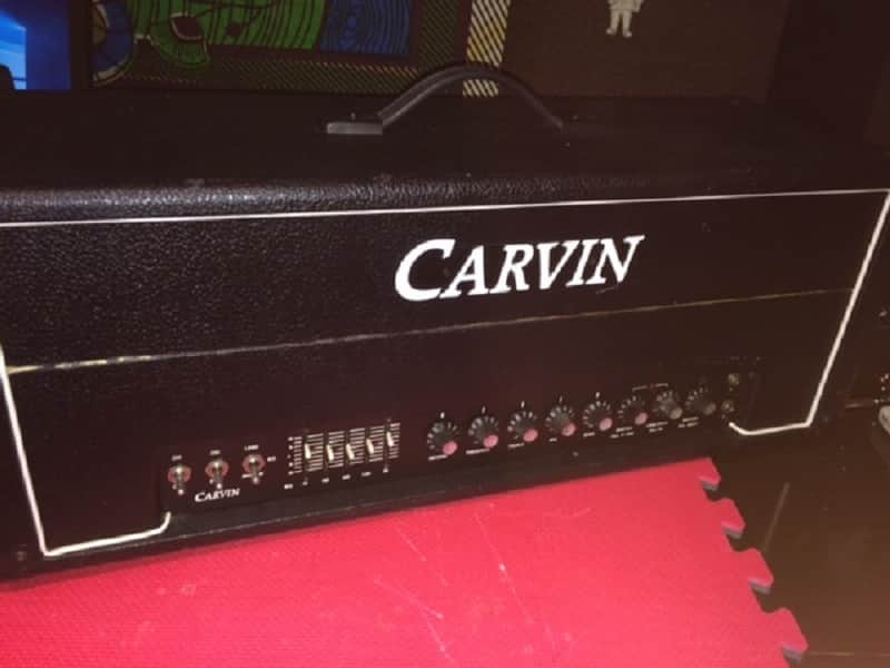 Carvin X100B Guitar Amplifier Head USED 1980's Black image 1
