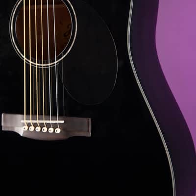 Jasmine by Takamine JD93CE-BLK Black Dreadnought Acoustic-Electric Guitar w/CASE image 2