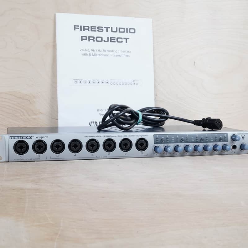 Presonus Firestudio Project Firewire Audio Interface w/ Power Cable, Paperwork image 1