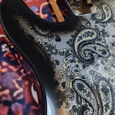 *NEW IN BOX* 2025 Fender Japan Limited Edition Telecaster Black Paisley - MIJ JD25 - low tariffs image 15