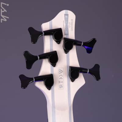 Ibanez BTB865MS 5-String Bass Workshop Transparent White Flat image 12