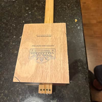 Don V Ukulele made out of cigar box 2025 - Dark Red image 3