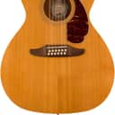 Fender Villager 12-String Acoustic Guitar. Walnut Fingerboard, Tortoiseshell Pickguard, Aged Natural