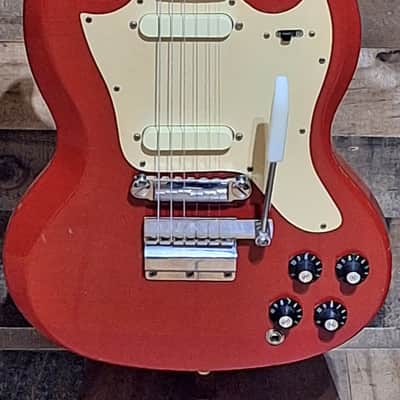 1967 Gibson Melody Maker D "SG" - Fire Engine Red - image 3