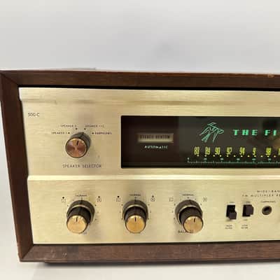 Vintage The Fisher Wide-Band FM Multiplex Tube Receiver Model 500-C image 3