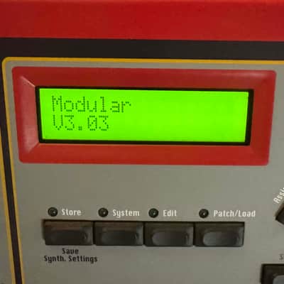 Nord Modular Rack Desktop / Rackmount Virtual Synthesizer 1997 - 2003 - Red image 3