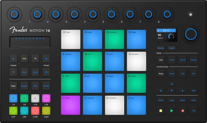 Fender Motion 16 Pad & Transport MIDI Controller image 1