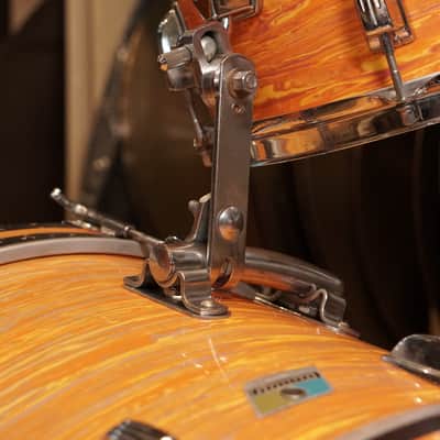 Ludwig 13/16/22/5x14" Super Classic Drum Set - 1970s Mod Orange image 5