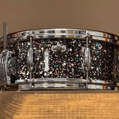 1960's Slingerland Mardi Gras Radio King Super Gene Krupa 5.5x14 Solid Shell Snare Drum image 7