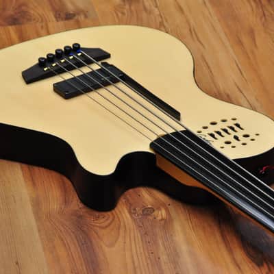 Godin A5 Ultra  Fretless A/E Natural image 16